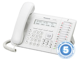 Системный телефон Panasonic KX-DT543RUW (белый)